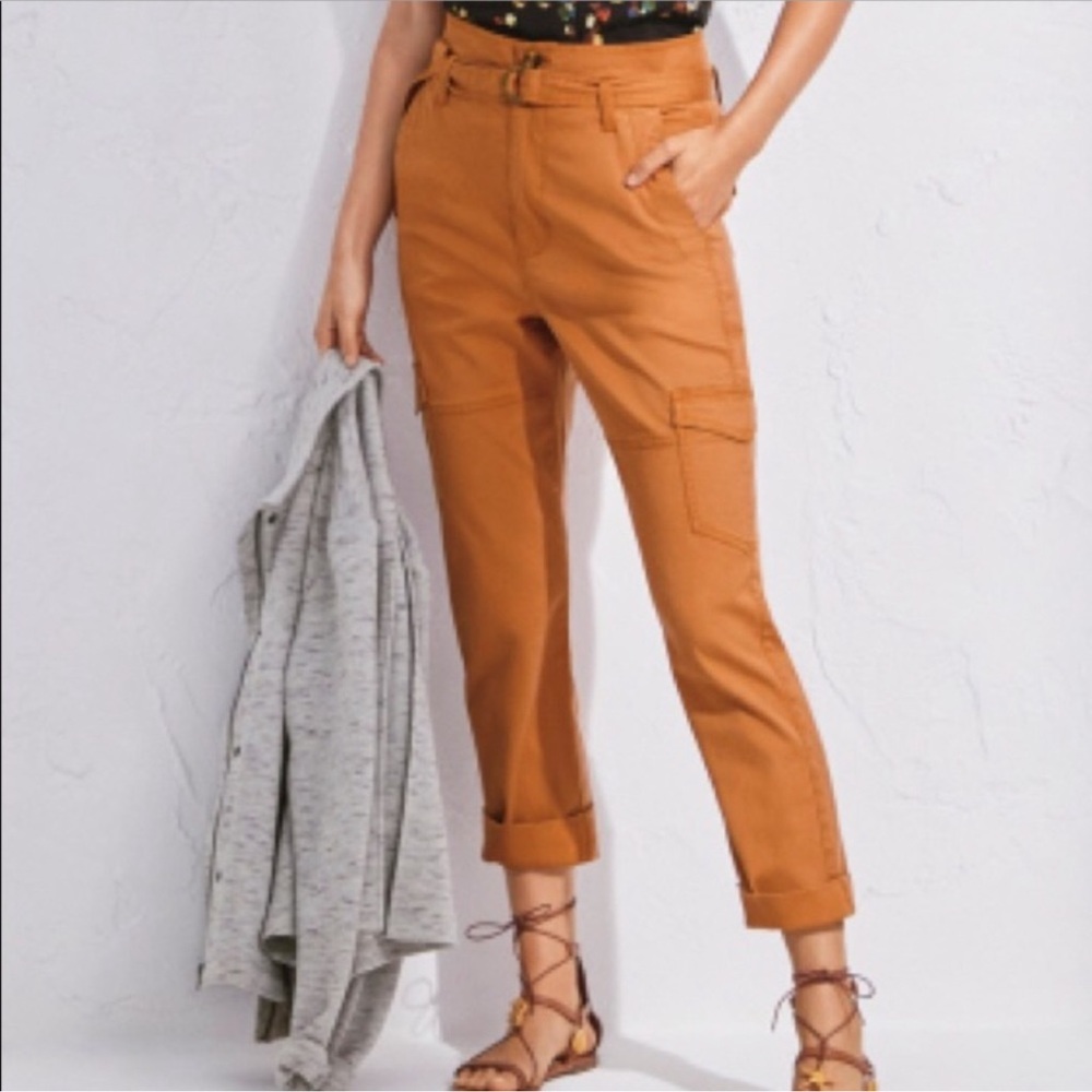 CAbi Paper Bag Cargo Pant  Size 8 Spring 2022  Style #604